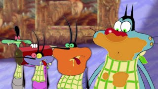 हिंदी Oggy and the Cockroaches 🤤 भोजन Hindi Cartoons for Kids [upl. by Analaj928]