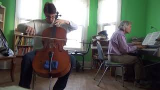 Francoeur Cello Sonata Allegro Vivo Roric Cunningham [upl. by Costa352]