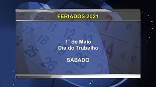 JTV  Feriados em 2021  TV Sol Comunidade [upl. by Annaoy]