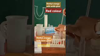 Methyl orange indicator [upl. by Osnofedli]