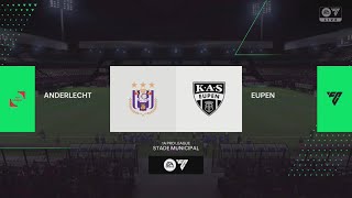 LOS METEMOS 4 GOLES  Anderlecht vs Eupen  modo carrera [upl. by Basilio]