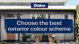 How to choose the best exterior colour scheme  Dulux [upl. by Robinetta]