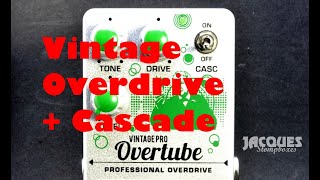 Overtube Overdrive w Cascade  Jacques Pedals [upl. by Lemmor]