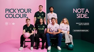 All Pink All Green All Brentford 💗💚🐝  Introducing our new Umbro 202425 Away amp Third kits [upl. by Jochebed]