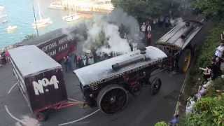 Showmans Engines Ascent Overgang to Furzeham Green Brixham [upl. by Robillard737]