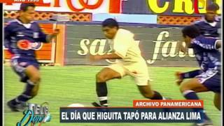 VIDEO René Higuita hizo el escorpión tapando por Alianza Lima [upl. by Haden]