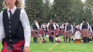 Canmore Highland Games 2023  Closing Ceremonies [upl. by Yerhcaz]