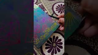 satisfying diary unboxing🖤🌈 asmr by vaishnavi kumari 💜 [upl. by Eoin759]