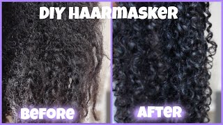 DIY haarmasker voor gezond en glanzend haar [upl. by Phip]