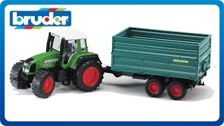 Bruder Toys Fendt Favorit 926 Vario Tractor w Tipping Trailer 02068 [upl. by Frederiksen]