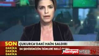 TRT Spikeri Şehit haberi verirken ağladı CANLI YAYIN 19 Ekim 2011 [upl. by Fisher]