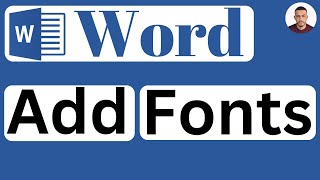 How to Add Fonts in Microsoft Word  Easy to Follow [upl. by Ayle]