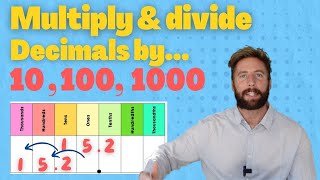 Multiplying And Dividing Decimals By 10 100 And 1000  The Maths Guy [upl. by Alidus]