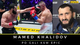 MAMED KHALIDOV  KSW Epic  Przegrana walka z Adamkiem  Kontuzja  Powrót do MMA [upl. by Nasas771]