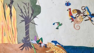 Stop Motion  La légende du colibri  Falkenhausenschule mit Untertiteln  with subtitles [upl. by Harmonia]