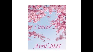 🦋Horoscope Cancer Avril 2024 🦋  Le Professionnel change tout [upl. by Saturday]