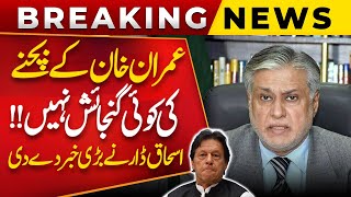 Imran Khan Ke Bachne Ki Koi Gunjaish Nahi Ishaq Dar Shocking Statement About Imran Khan [upl. by Helbonnas]