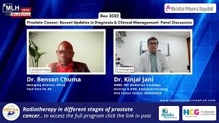 Radiotherapy in different stages of prostate  Dr Kinjal Jani  Medical Learning Hub MLH [upl. by Elwee483]