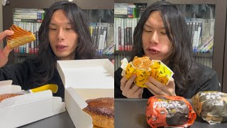 ガレットデロワ食って、ゴジラバーガー食うわ【スイーツ生活】 [upl. by Saltsman718]