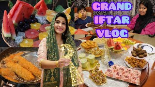 Grand Iftar Party for Family Gatherings  Iftar Table Setting Ideas  Rose Agar Agar Dessert [upl. by Marabelle916]