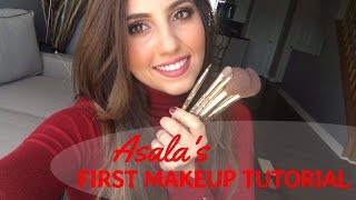 FIRST MAKEUP TUTORIAL AsalaMakeup [upl. by Witty]