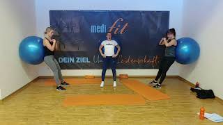 Gymnastikball Workout  45min  medifit Wolfhagen [upl. by Alvar]