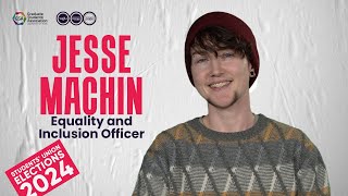 Jesse Machin for Equality and Inclusion Officer  60 Second Manifestos  Elections 2024 [upl. by Ecneitap]