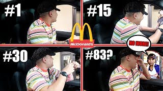 Driving Through The SAME McDonalds Drive Thru Until They REFUSE To Serve Me 100 Times [upl. by Patsy]