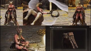 Elden Ring DLC Ascetics Loincloth with Malenia Armor Fashion Souls Various Sets Also Location [upl. by Darlleen]