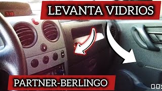 Instalación Kit dp20 levanta vidrios eléctricos partner berlingo furgon urbana [upl. by Adliwa]