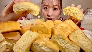 ASMR Cream Pan🍞Japanese Custard Cream Bread【Mukbang Eating Sounds】【English subtitles】 [upl. by Raynata]