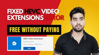 fix issue with HEVC Video Extensions video is not importing in filmora free hevc videohevc [upl. by Eyllib]