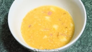 BengaliBoiled Red Lentil Dal Recipe  Seddho masoor Dal  by Foodies Hut  0034 [upl. by Eronaele]