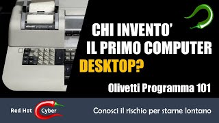 Olivetti Programma 101  il primo Computer Desktop della storia  Storie Italiane [upl. by Besse]