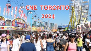 CNE Toronto 2024  Canadian National Exhibition  4K Virtual Tour [upl. by Arodaeht]