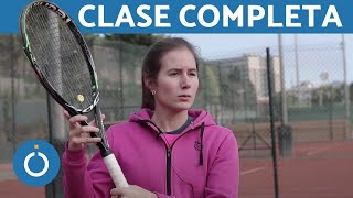 Clases de TENIS para PRINCIPIANTES 🎾 Saque  Revés  Smash y MUCHO MÁS [upl. by Itsirc]