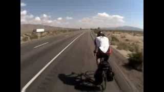 Biking on I10 to Cactus City Rest Area [upl. by Mulac]