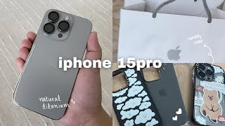 iphone 15pro in natural  accessories unboxing  camera test apple amp casetify 11pro comparison [upl. by Hsetih511]