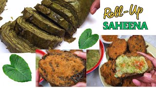 RollUp Saheena glutenfree  PatraAlu VadiSainaKhiroj [upl. by Adnolaj]