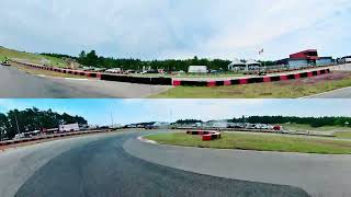 Group 2 Prefinal session footage  2024714 Tougeca Mosport karting event [upl. by Netsrek]