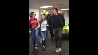 Jonathan Groff surprised a lucky Hamilton fan on her birthday [upl. by Nichole]