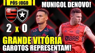 FLAMENGO DETONA BOTAFOGO E ASSUME LIDERANÃ‡A GRANDES ATUAÃ‡Ã•ES DE JOÃƒO GOMES HUGO MOURA E OUTROS [upl. by Lled]