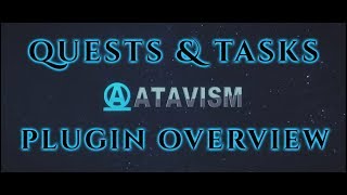 Atavism Online  Plugin Overview  Quest and Tasks [upl. by Eyllib]