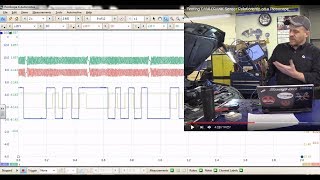 Testing CAMCRANK Sensor Relationship on a Picoscope [upl. by Hnacogn]