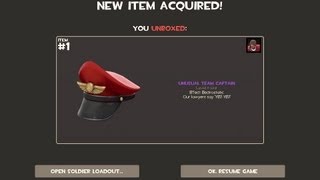 Heans first Unusual  Team Captain Uncrated [upl. by Initirb]