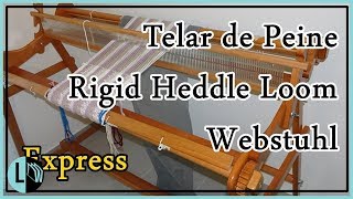 Telar de Peine  Maria Curso Express Rigid Heddle Loom Webrahmen lernen Lana Wolle [upl. by Sotnas]