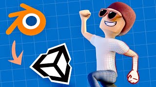 How To Make A 3D Character For Your Game Blender to Unity [upl. by Siddon331]