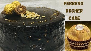 Tasty ferrero rocher cake recipe😋 malayalam  choclate lovers [upl. by Latton]