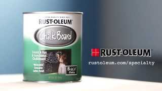 How to Apply RustOleum Chalkboard Paint [upl. by Dust]