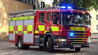 TURNOUT TONES  AIRHORN  Cheltenham East Pump turnout  Gloucestershire Fire amp Rescue Service [upl. by Notgnilra]